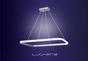 Светодиодная прямоугольная подвесная люстра TLREC1 Luchera. Стороны 45 и 65 см