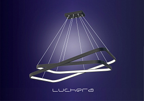 Светодиодная люстра два прямоугольника TLREC2 Luchera. Стороны 45/65 и 55/75 см
