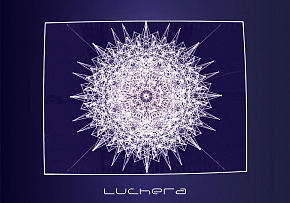 Светодиодная люстра ART-L4 «Нежность» Luchera. Размер 62х58 см